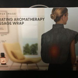 Sharper image aromatherapy massage wrap smg1802gy